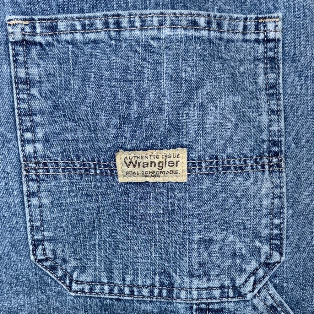 Wrangler Men's Classic Blue Jean Shorts Sz 38 - Picture 13 of 13